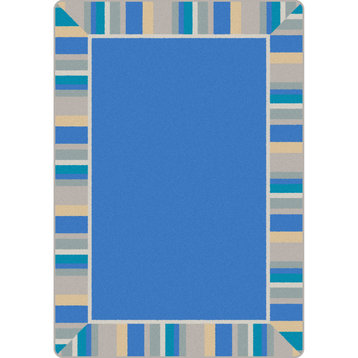 Off the Cuff 3'10" x 5'4" area rug, color Light Blue
