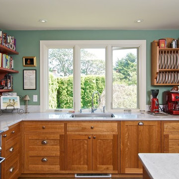 A colorful 48" BlueStar Range That is Perfect for Entertaining and Hosting