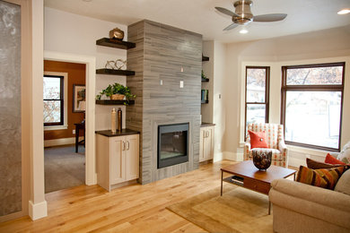Inspiration for a victorian living room remodel in Boise