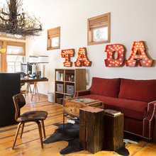 distressed wood floors