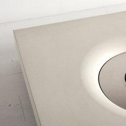 Halo Elevated Fire Pit Available in a Range of Colours - Fire Pits