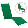 Vidaxl Deck Chair Cushion Green, 29.5"+41.3"x19.7"x1.6"