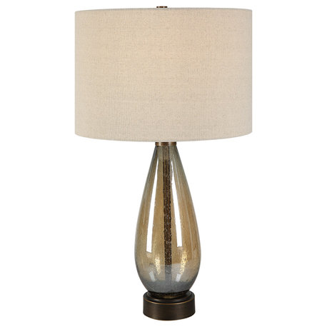 Baltic Teardrop Glass Table Lamp