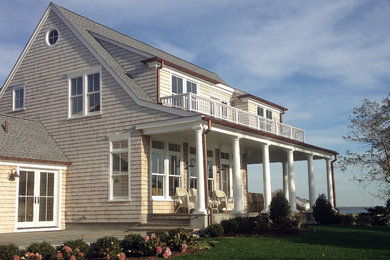 Traditional exterior home idea in New York