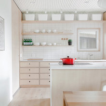 Beadboard ceiling