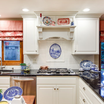 Traditional Kitchen Restyled in White