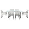 Bella 7-Piece Dining Table, White
