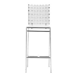 Criss Cross Bar Stool by Zuo Modern - Bar Stools And Counter Stools