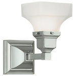 Norwell Lighting - Norwell Lighting 8121-BN-PY Birmingham - One Light Wall Sconce - The Birmingham reflects a Victorian influence withBirmingham One Light Choose Your Option *UL Approved: YES Energy Star Qualified: n/a ADA Certified: n/a  *Number of Lights: Lamp: 1-*Wattage:75w Edison bulb(s) *Bulb Included:No *Bulb Type:Edison *Finish Type:Brush Nickel