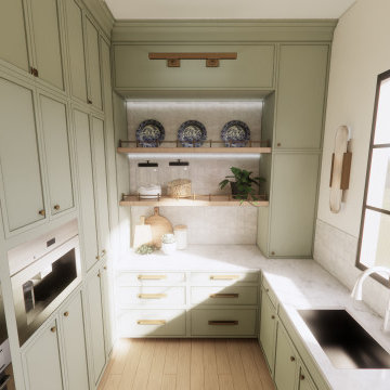 Pantry Design: 3D Rendering