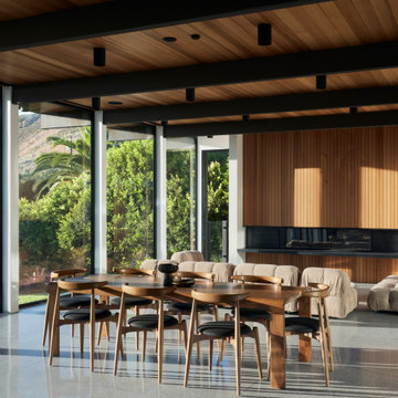 Malibu Glass Box House by Klopf Architecture