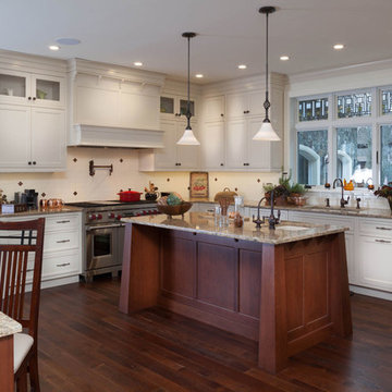 Craftsman Mission Styled Kitchen on Long Island's North Shore