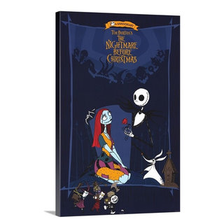 Tim Burtons The Nightmare Before Christmas (1993) Canvas Wall Art