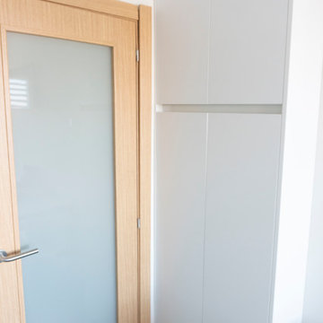 Cocina moderna y blanca, ideal para parejas