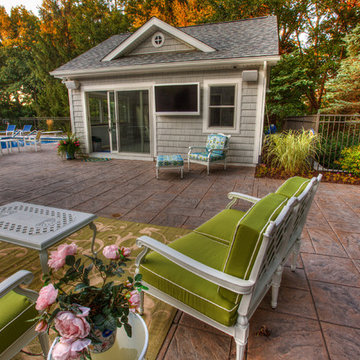 Backyard landscape design package