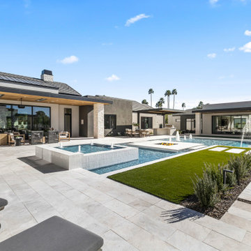 Record-Breaking Bar Z Estate: Resort Pool, Sport Court & Full Mountain Views in