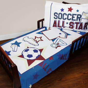Soccer All-Star Toddler Bedding Set