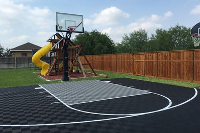 Sports Court Flooring Project - Outdoor Basketball Court