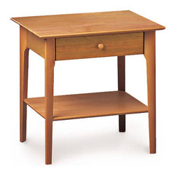 Sarah 1 Drawer Nightstand with Shelf - Nightstands And Bedside Tables
