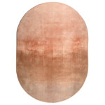 Zuiver - Oval Area Rug 5' x 7'5" | Zuiver Sunset, Pink - Bring the mesmerizing beauty of sunset in your home! The Sunset Carpet by Zuiver boasts stunning colors inspired by the dusk. Not only is this carpet visually stunning, but it's also incredibly soft to the touch, adding an extra layer of comfort to any setting. Whether you're looking to create a cozy atmosphere in your living room or add a touch of luxury to your bedroom, this oval carpet is the perfect choice.