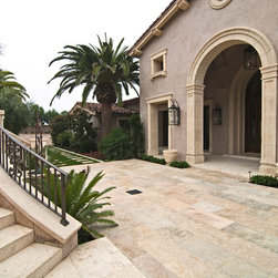Patio layout showcasing our unique stone elements in architectural settings. - Wall And Floor Tile