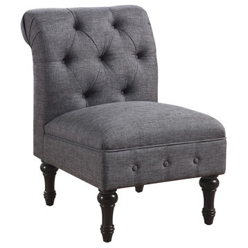 LaGuardia Slipper Chair, Gray