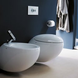 Laufen Alessi One wall-hung toilet and bidet - Toilets