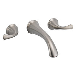 Delta Addison&trade; Two Handle Wall-Mount Lavatory Faucet - Bathroom Sink Faucets