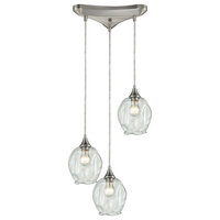 Morph 3 Light Pendant in Satin Nickel