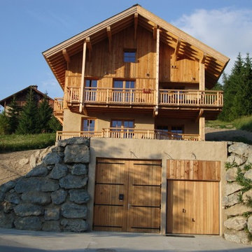 création d'un chalet montagne