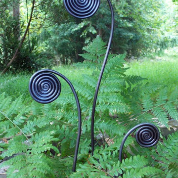 Fiddlehead Fern Garden Stakes-Large