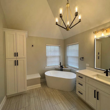 White Bathroom Remodel