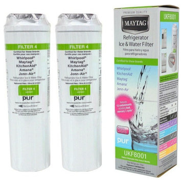 2 Pack Maytag Refrigerator Ice PUR Water Filter UKF8001