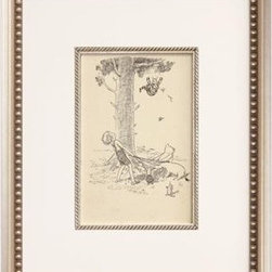 Classic Pooh II Vintage English Framed Print by Art For Kids, Posters & Prints, - Artwork