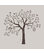 Staircase Family Tree Wall Decal, Chestnut Brown, Standard