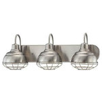 Millennium Lighting - Millennium Lighting 5423-SN Neo-Industrial - Three Light Bath Vanity - Neo-Industrial Three Light Bath Vanity Satin Nickel *UL Approved: YES *Energy Star Qualified: n/a *ADA Certified: n/a *Number of Lights: Lamp: 3-*Wattage:100w A bulb(s) *Bulb Included:No *Bulb Type:A *Finish Type:Satin Nickel