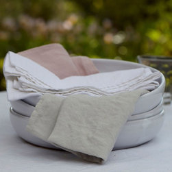 The Linen Works Napkin Rose Set of 4 - Napkins