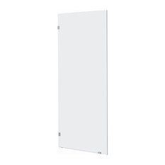 78"x46" Frameless Glass Shower Door, Single Panel, Oil Rubbed Bronze