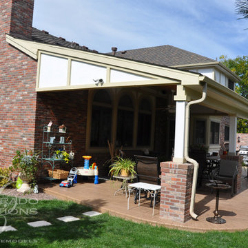 Lone Tree Covered Patio with Built-In Grill