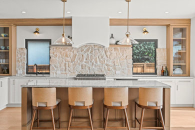 Tuscan kitchen photo in San Diego