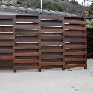 Sherman Oaks House Trash Can Enclosure