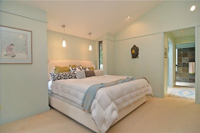 Inspiration for a contemporary bedroom remodel in Seattle