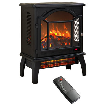 Gewnee 18 inch 3D Infrared Electric Stove with remote control