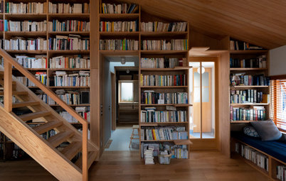 Holz, authentische Details & jede Menge Bücher für ein Bonsaihaus