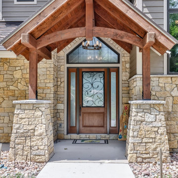 Legacy Home - Timber Framed Entry