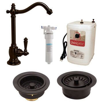 Instant Hot Water Dispenser, Tank, Filter and Flanges, Oil Rubbed Bronze