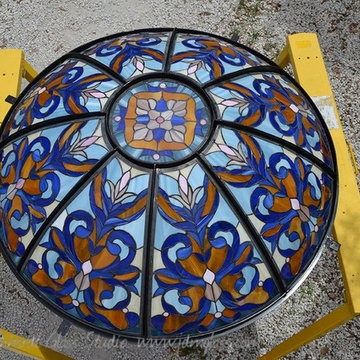 Stained Glass Ceiling Dome
