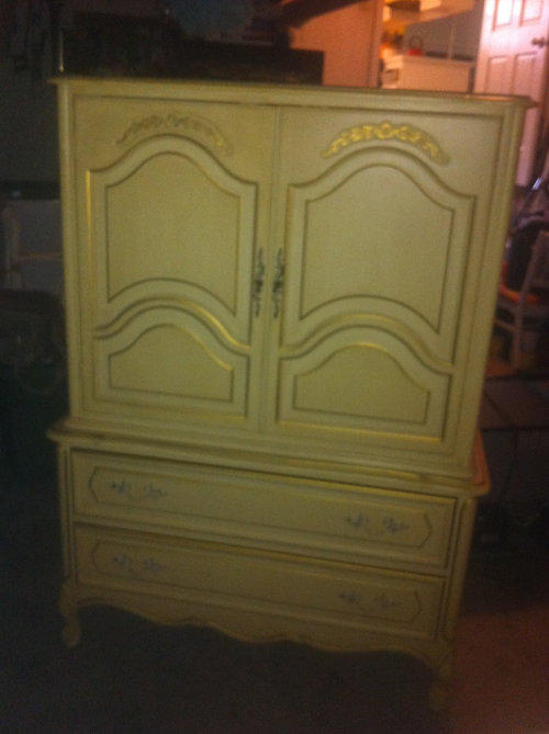 How to Paint French Provincial Furniture Metallic Grey?