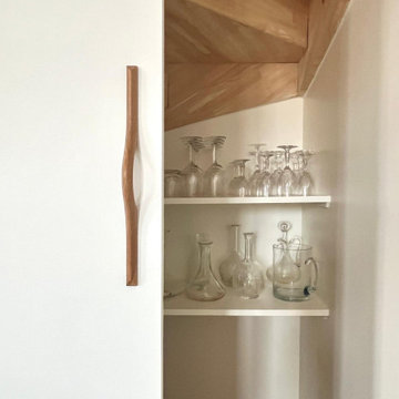 Modification d'un escalier - intérieur du placard sous-escalier - APRES