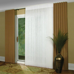Luminette&reg; Modern Draperies with Combination Wand/Cord system - Window Treatments
